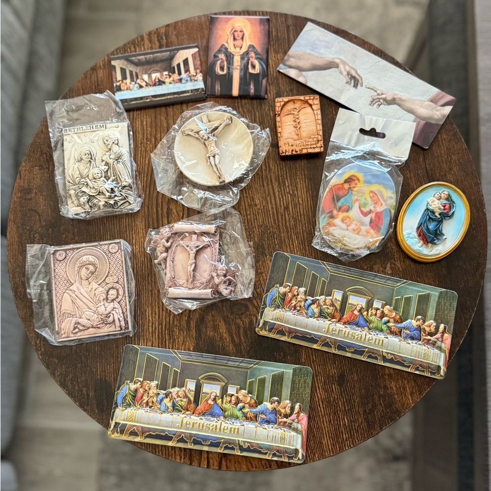 Magnets Religious Iconography Collection. Sets of 2